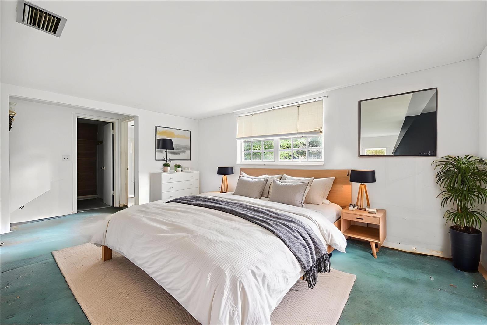 Primary Bedroom (Virtually Staged)