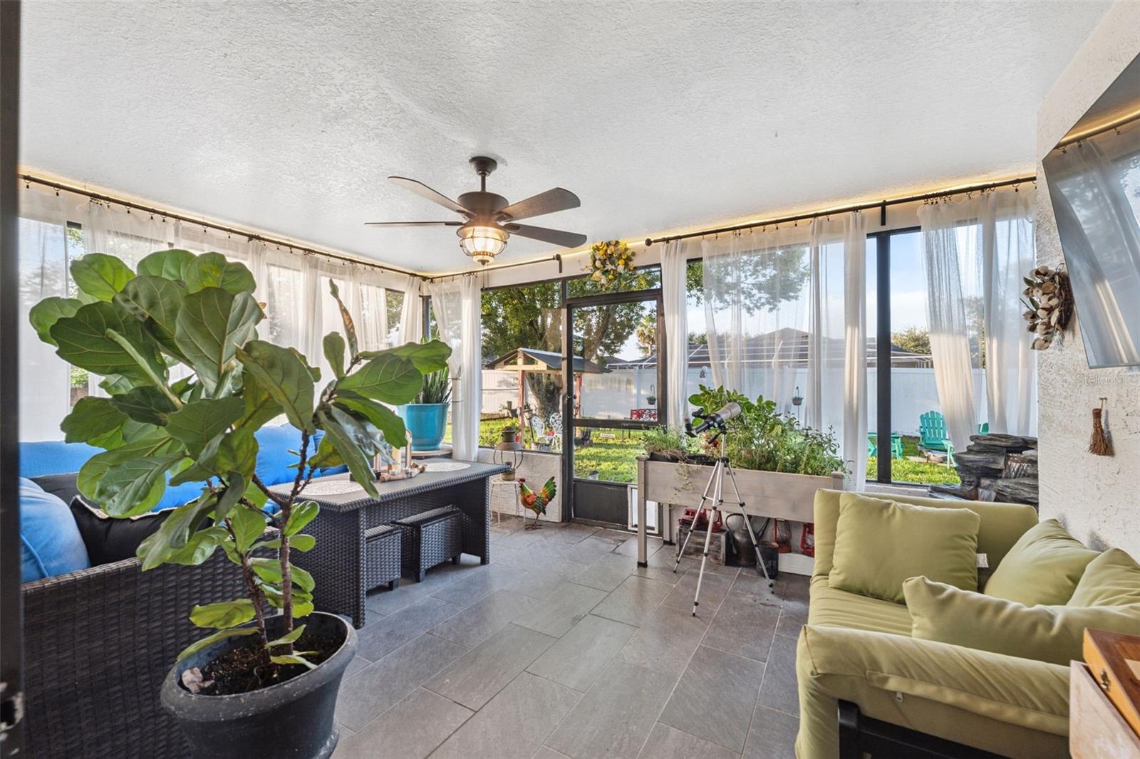 Rear Screened Porch