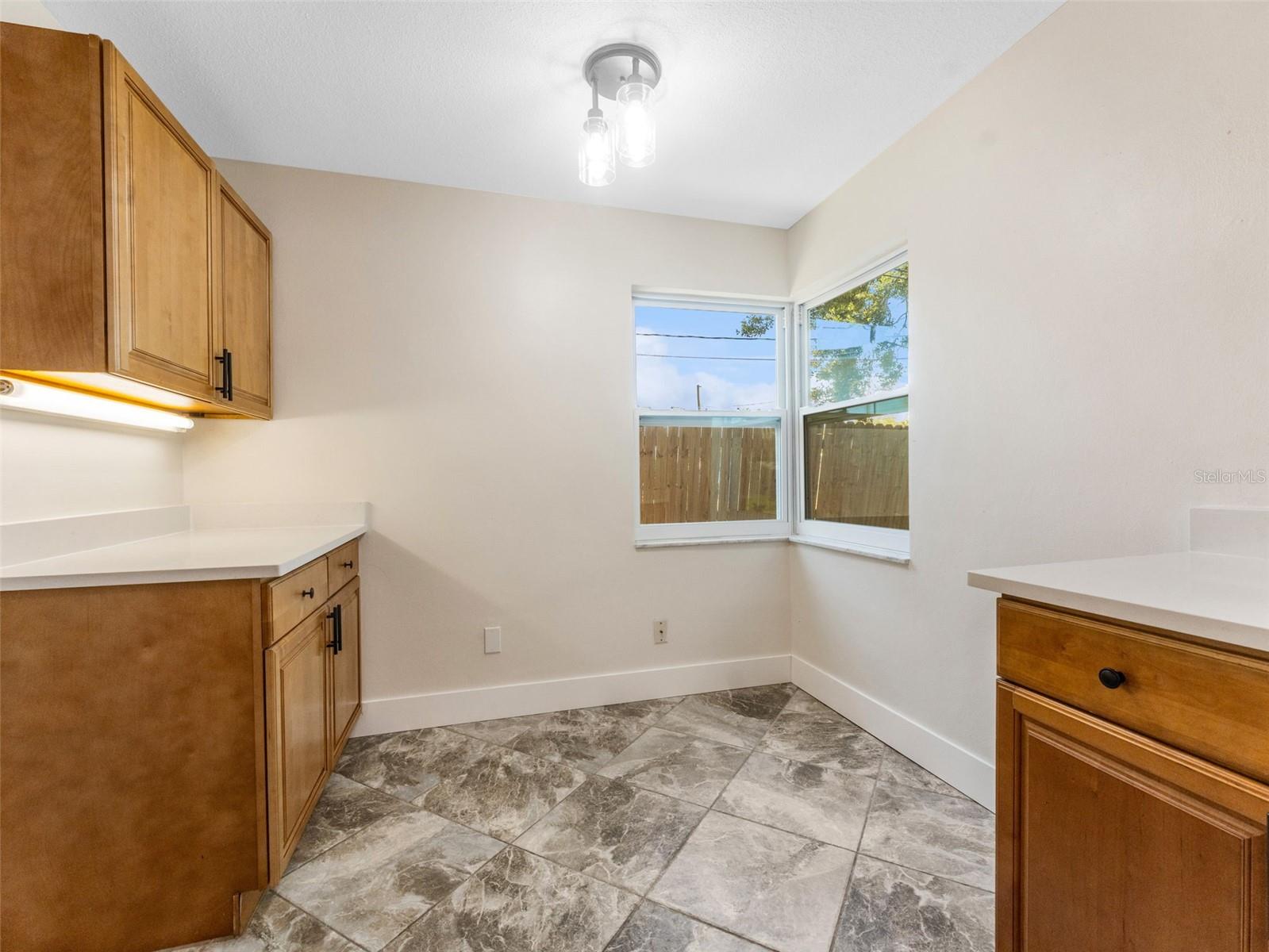 eating space in kitchen