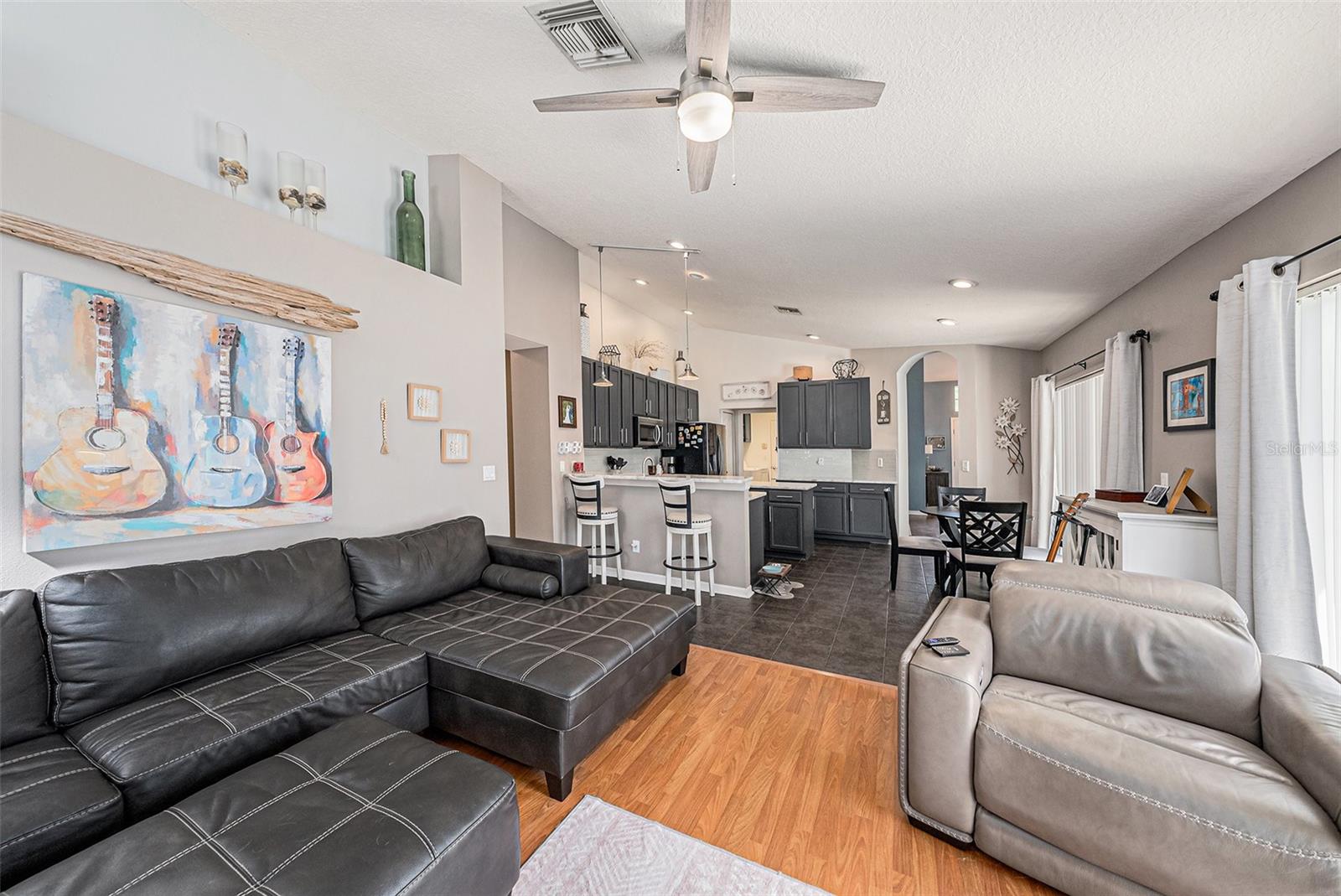 Living Room / Kitchen & Dinette - 3509 Williston Loop, Land O Lakes, FL