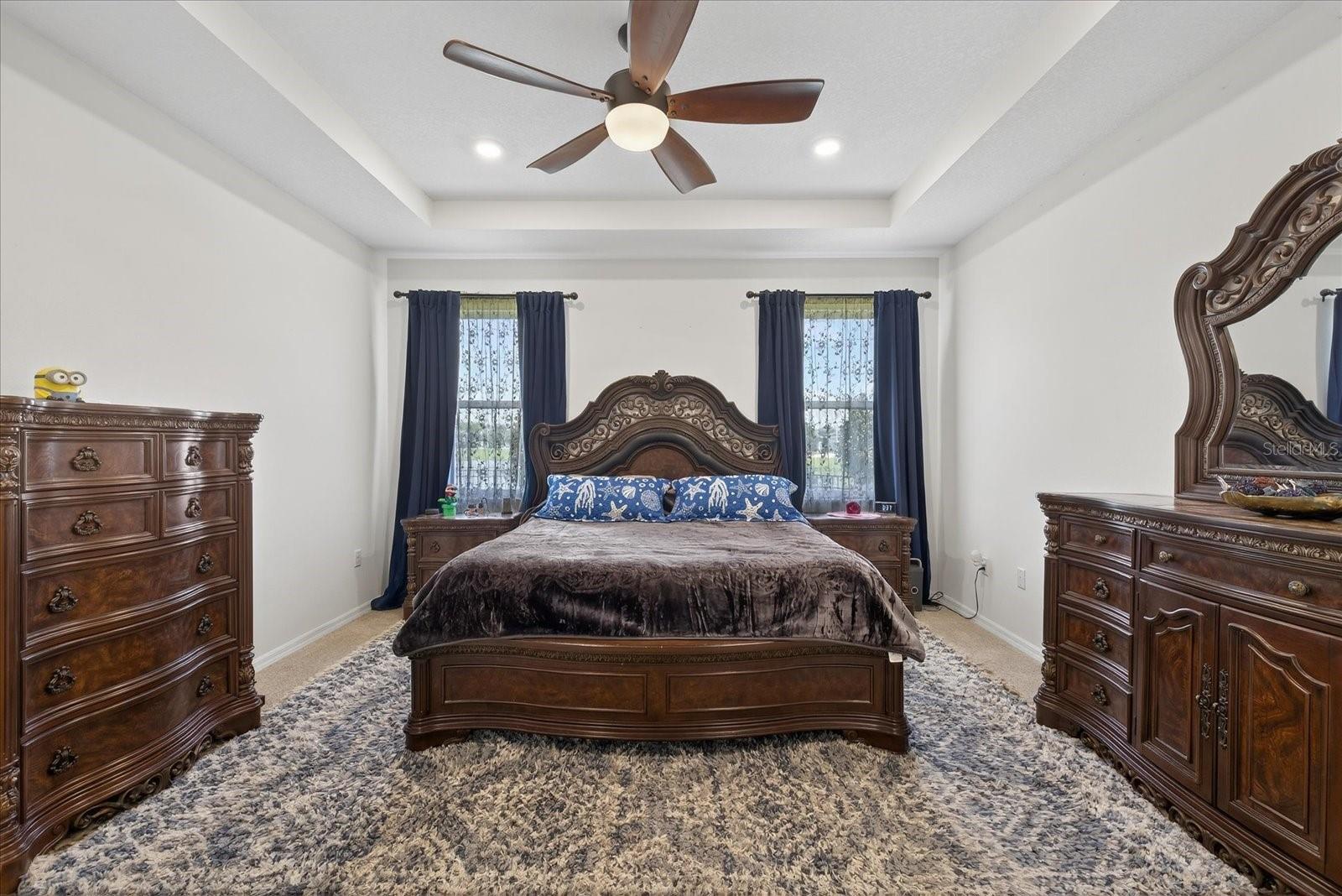 Large primary bedroom