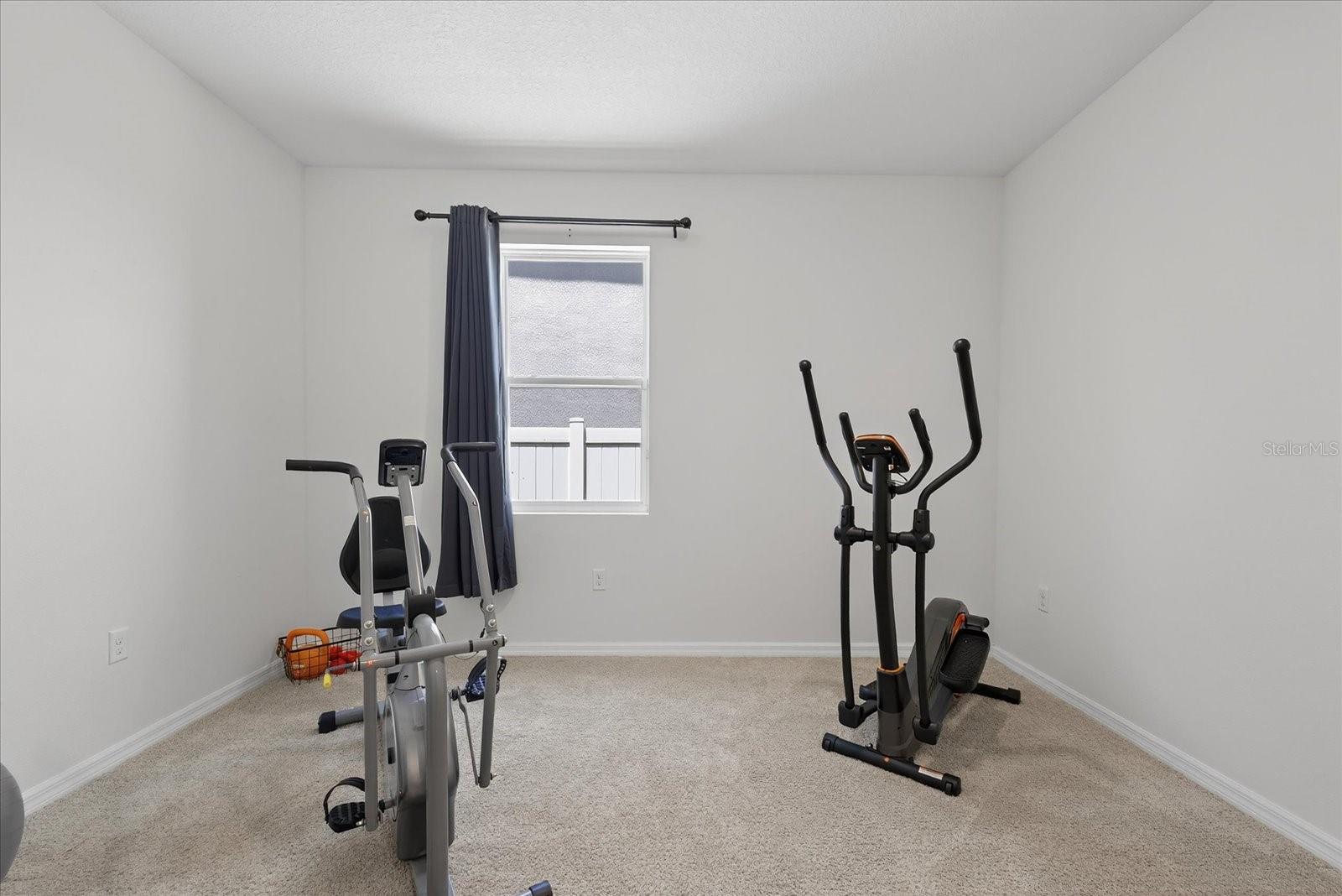 Flex room can easily be a 4th bedroom, office, and/or gym
