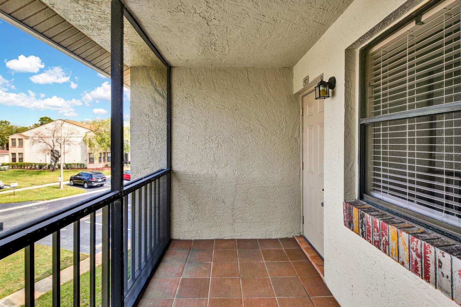front screened-in porch