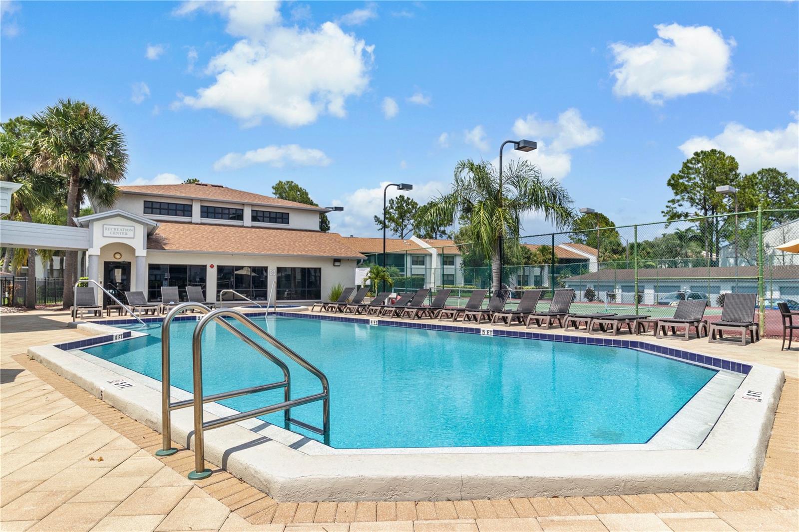 community heated pool