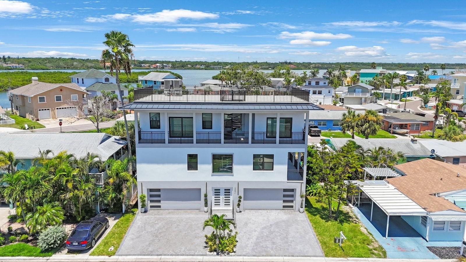 Aerial View / Facing West