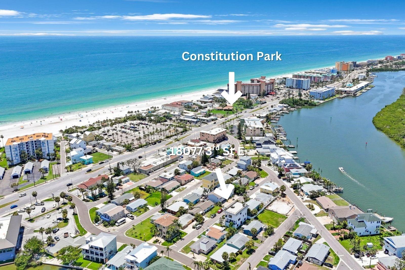 Aerial View / Facing West