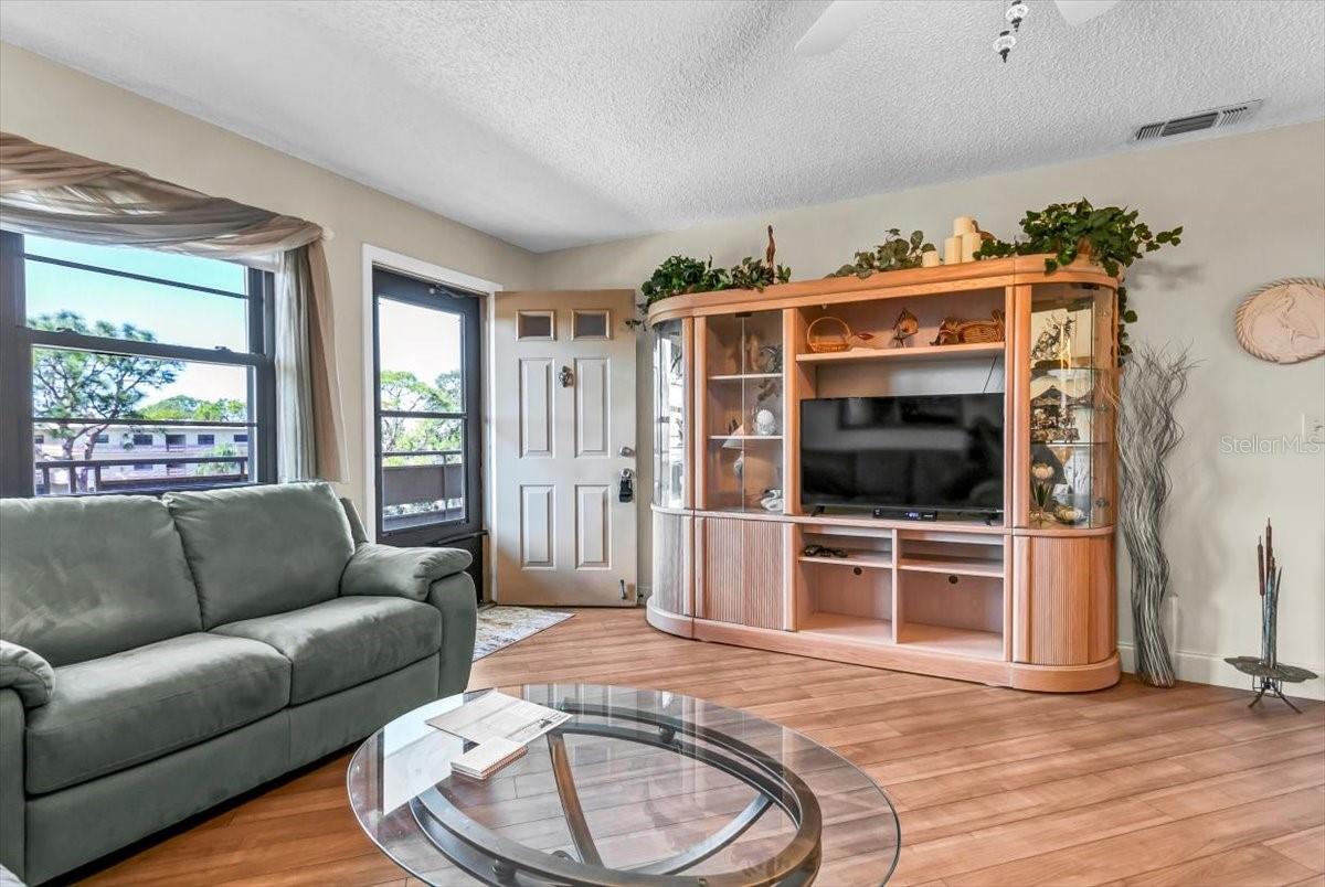 Front Door & Living Room.