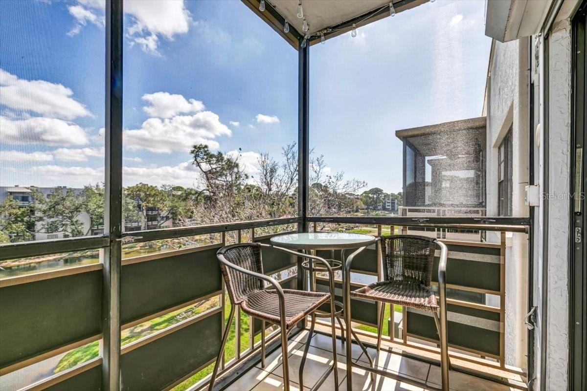 Balcony w/ Lake View.