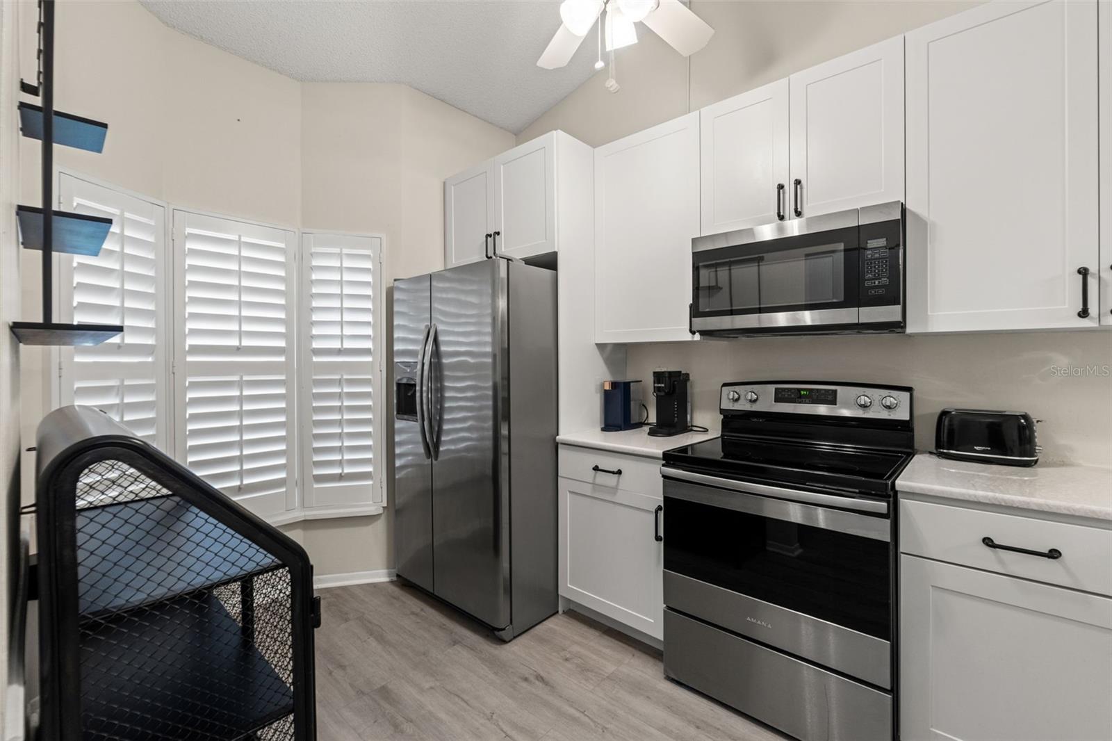Kitchen with Plantation Shutters