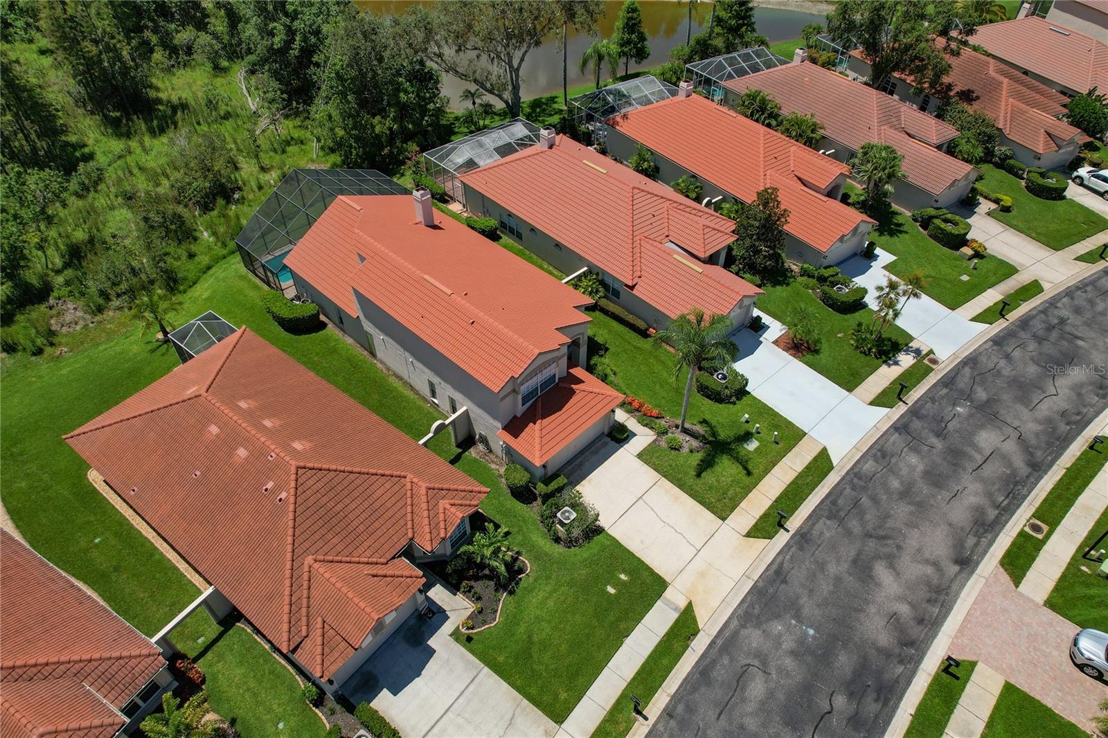 Aerial vVew of Home