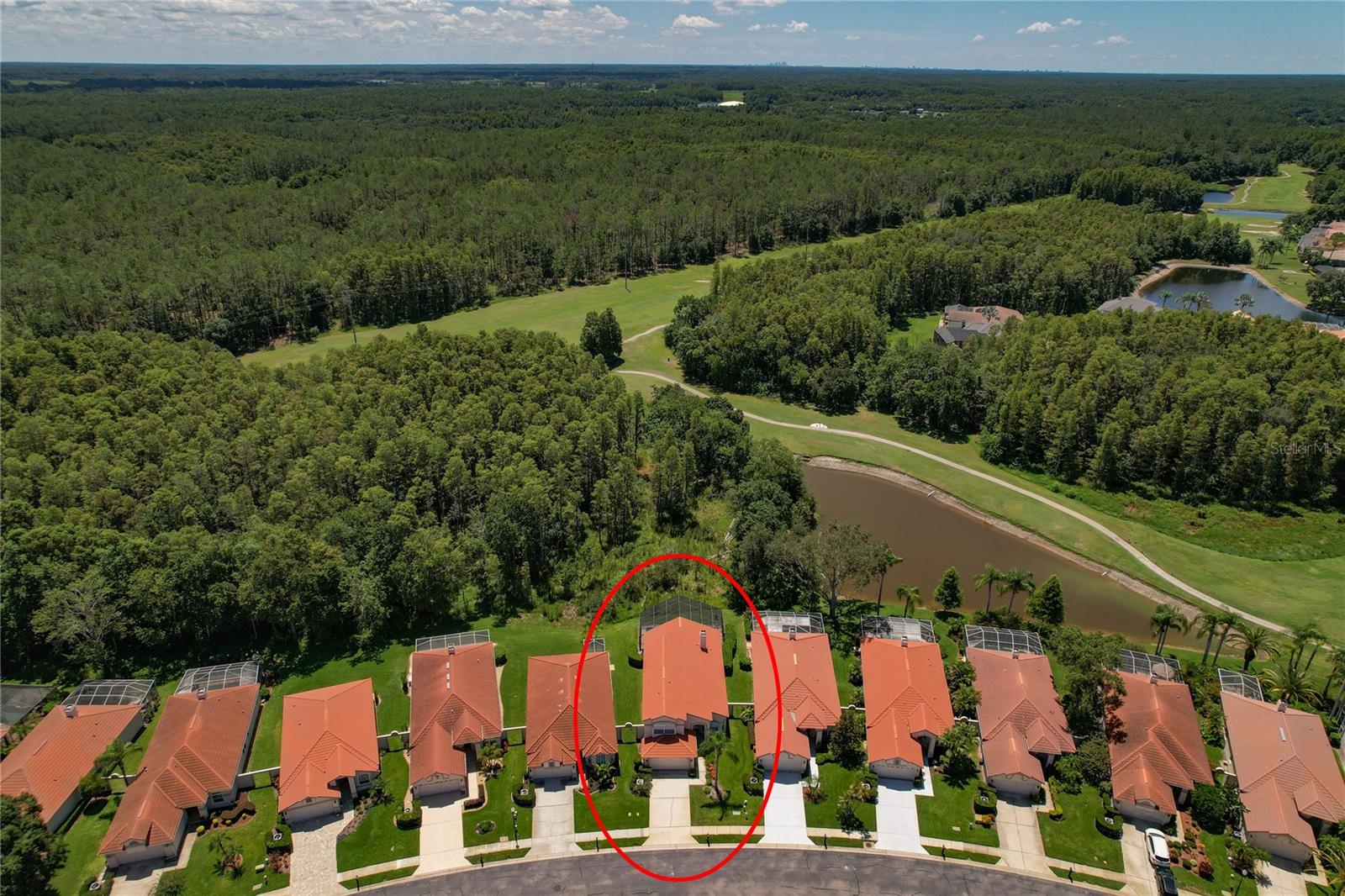 Aerial View of Home