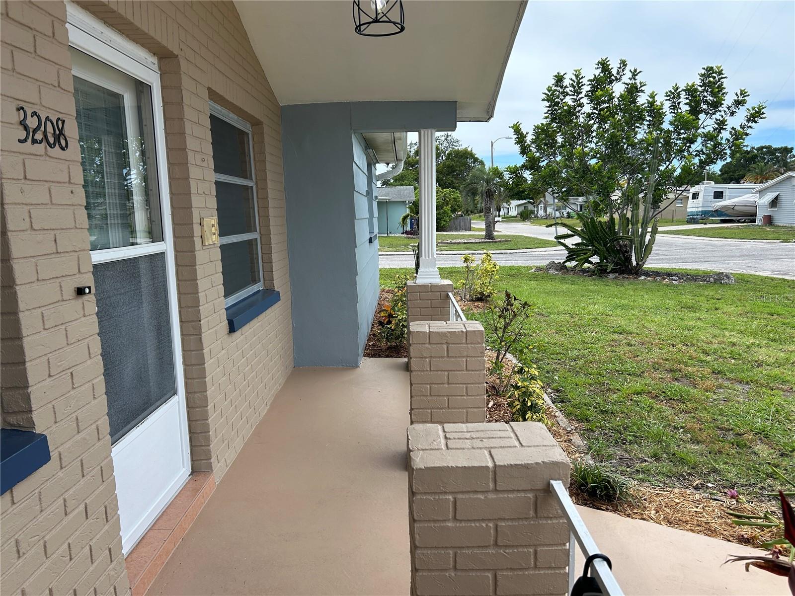 Front patio entry