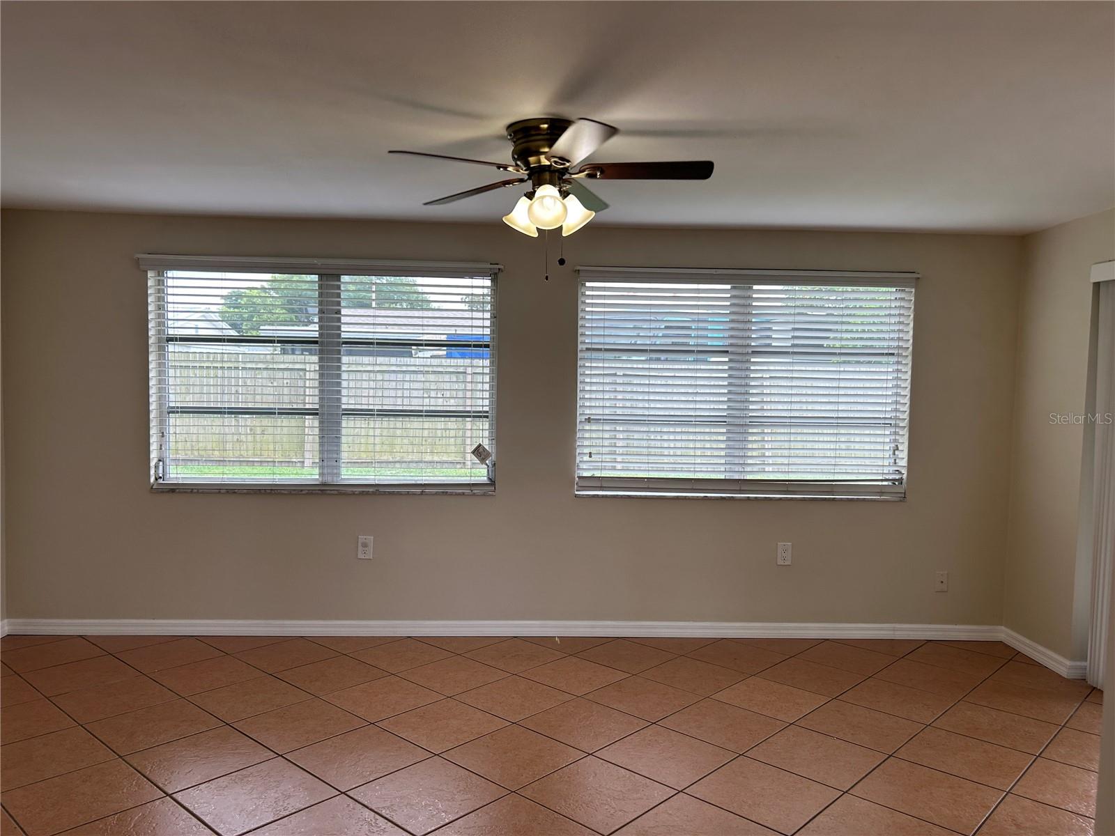 Family rm. across back of house