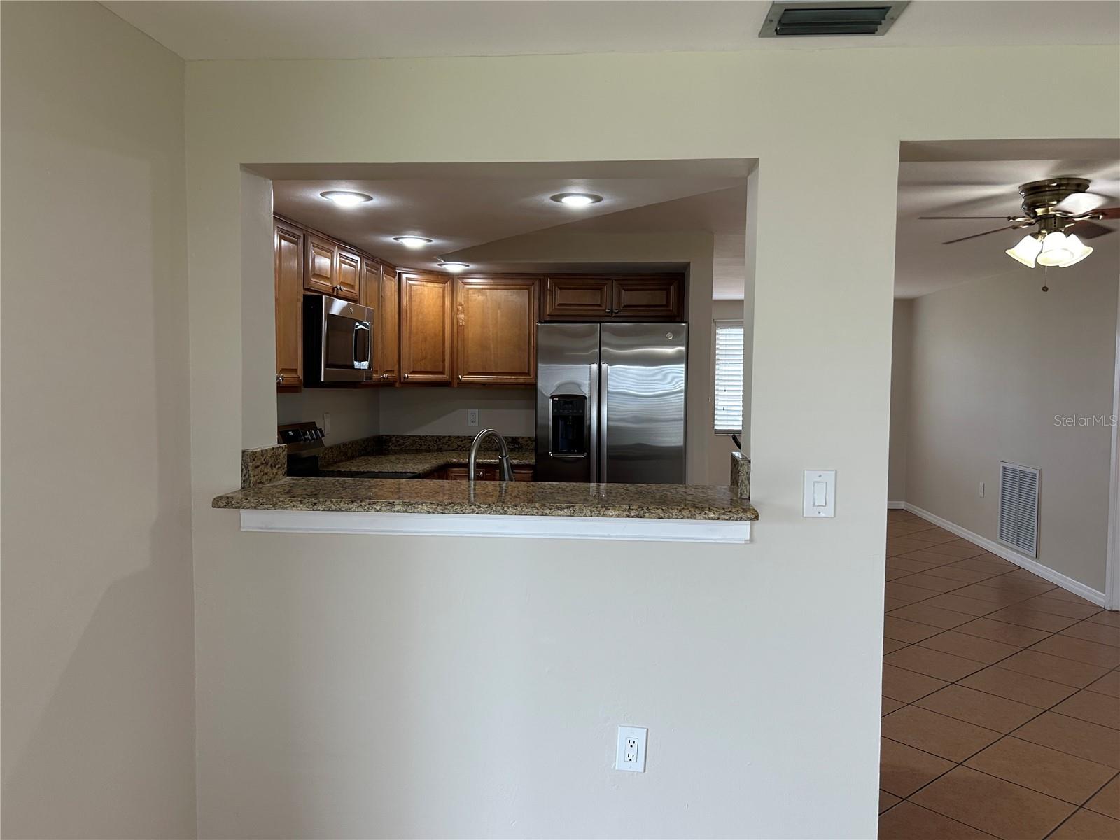 Breakfast bar- family rm.