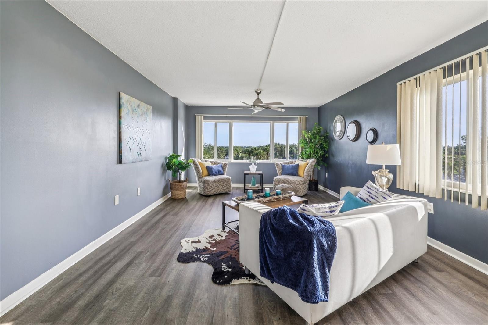 Matching vinyl flooring
