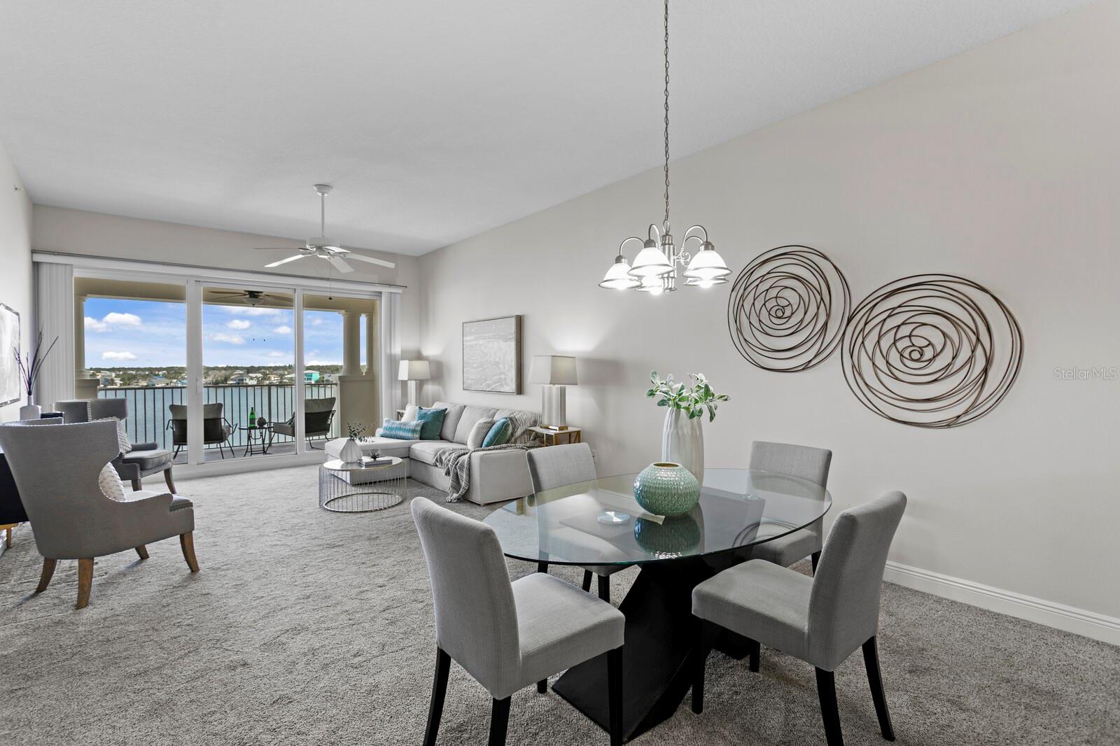 Dining/living area