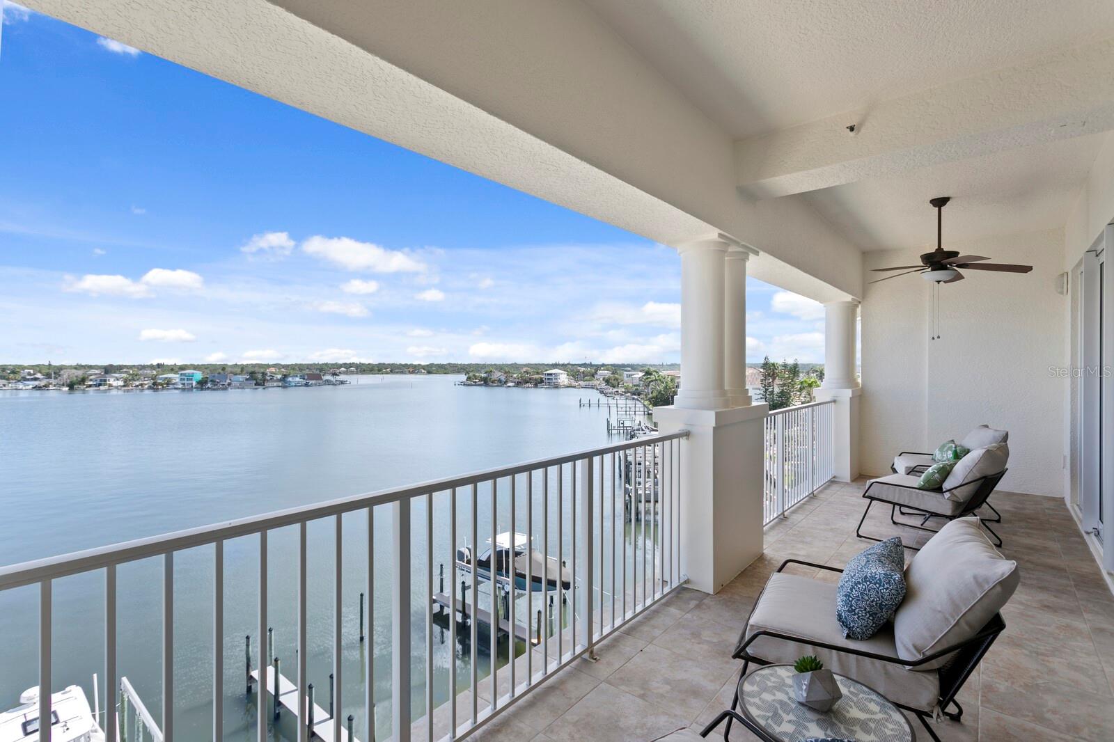 Balcony facing East