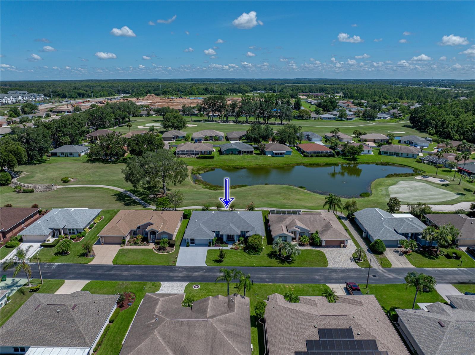 Golf Course Arial shot