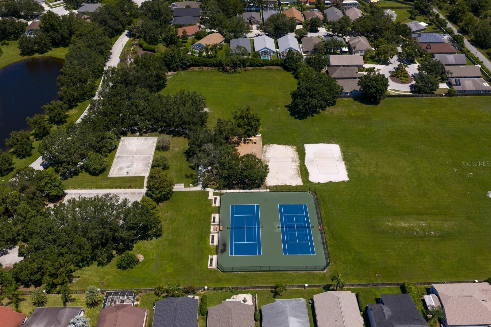 AERIAL VIEW OF COUNTY OWNED COMMUNITY PARK
