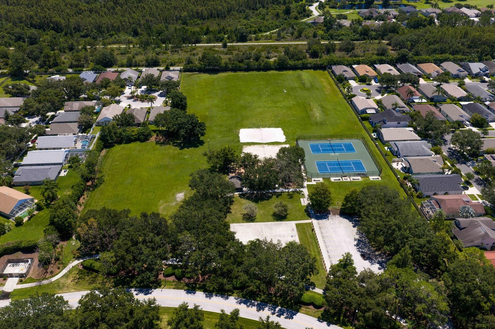AERIAL VIEW OF COUNTY OWNED COMMUNITY PARK