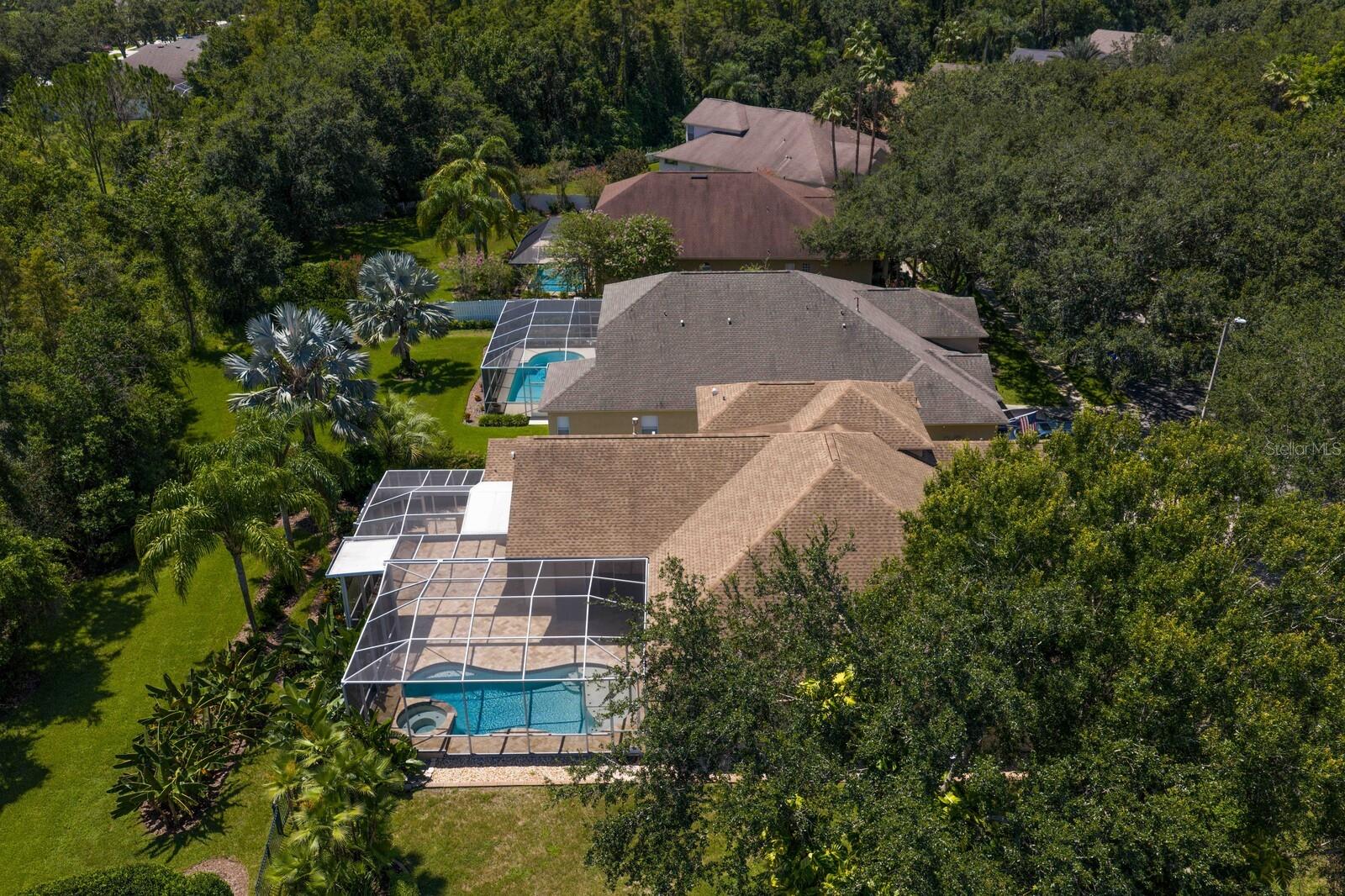 AERIAL VIEW OF PROPERTY