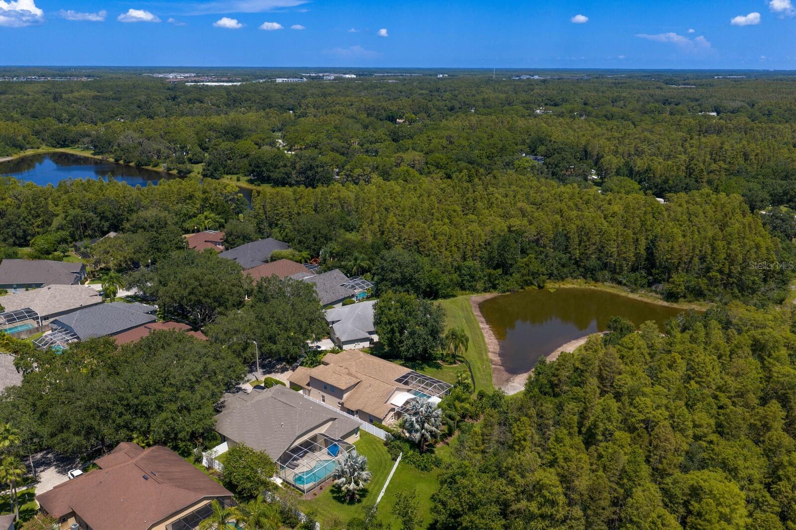 AERIAL VIEW OF PROPERTY