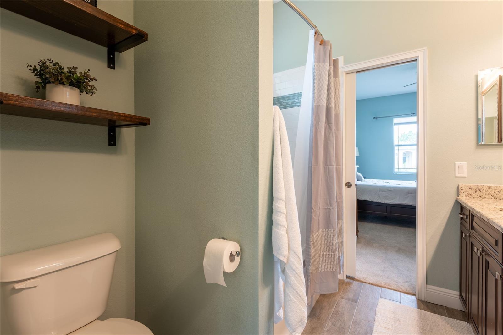 Another view of the Jack and Jill bath.