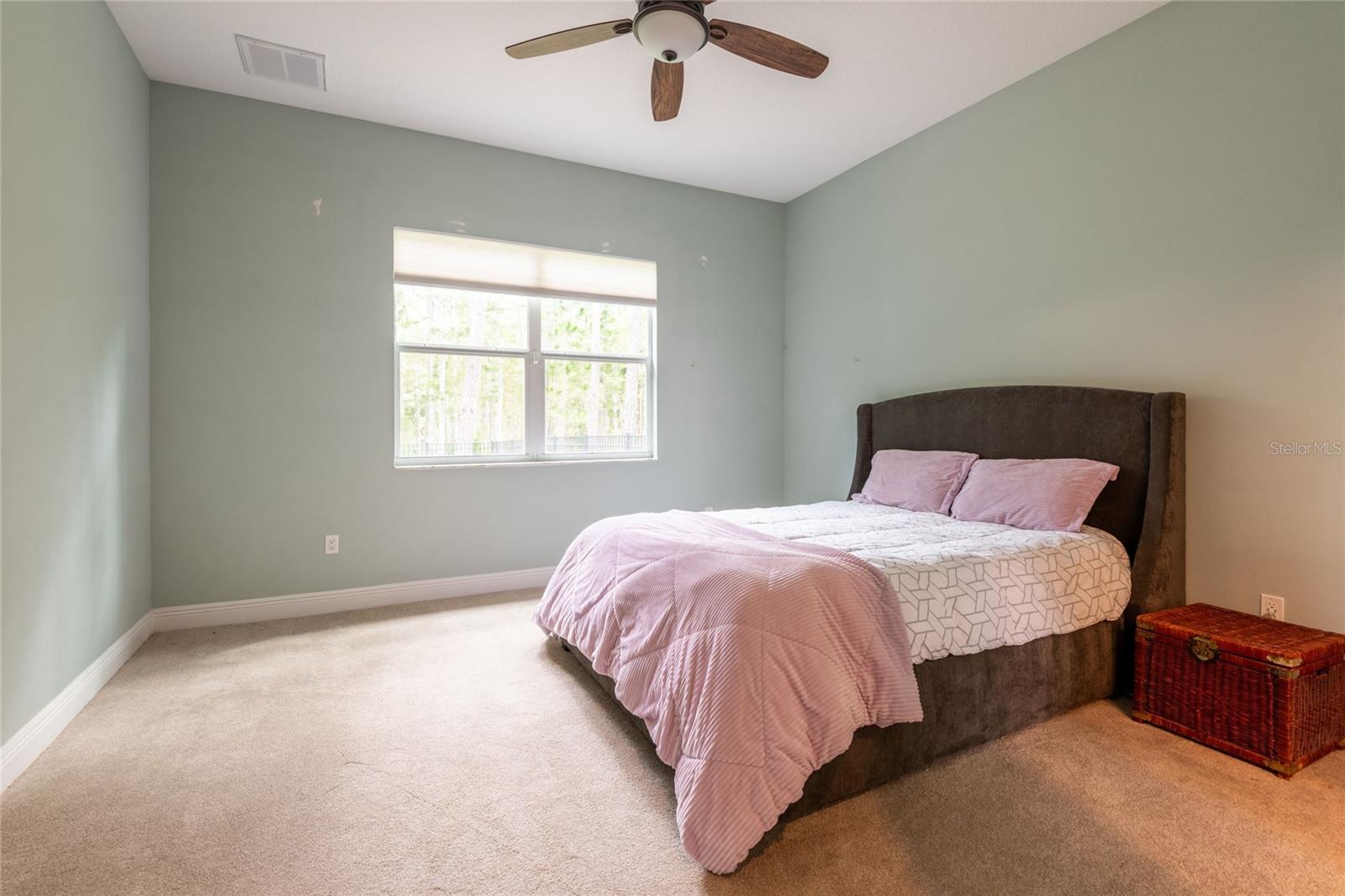 Spacious third bedroom.