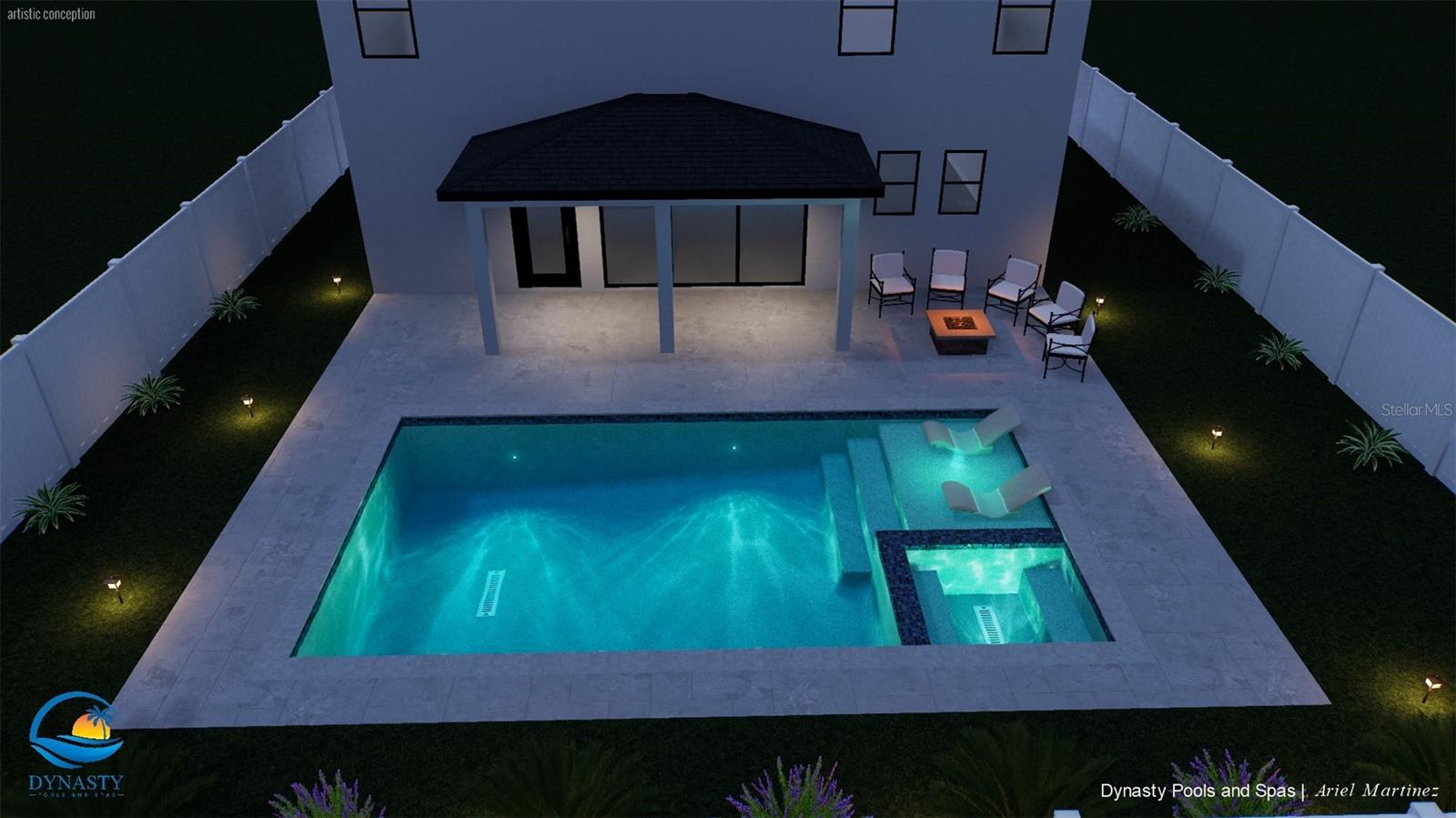 pool rendering