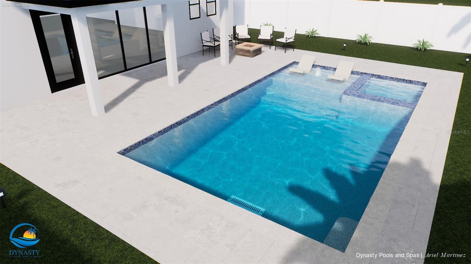 pool rendering