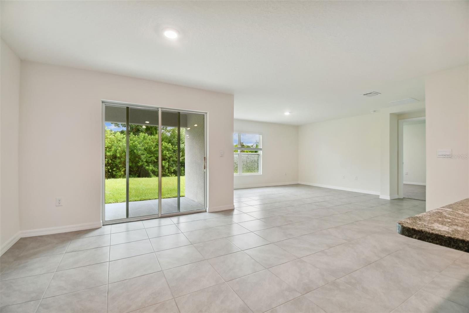 living area view