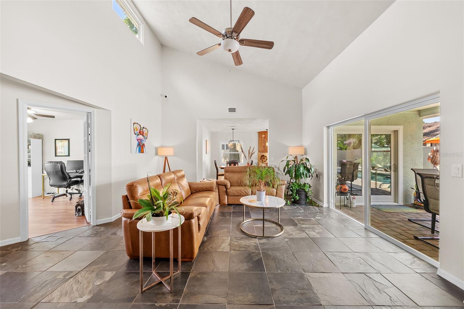 Living room , dinette/ kitchen open floor plan