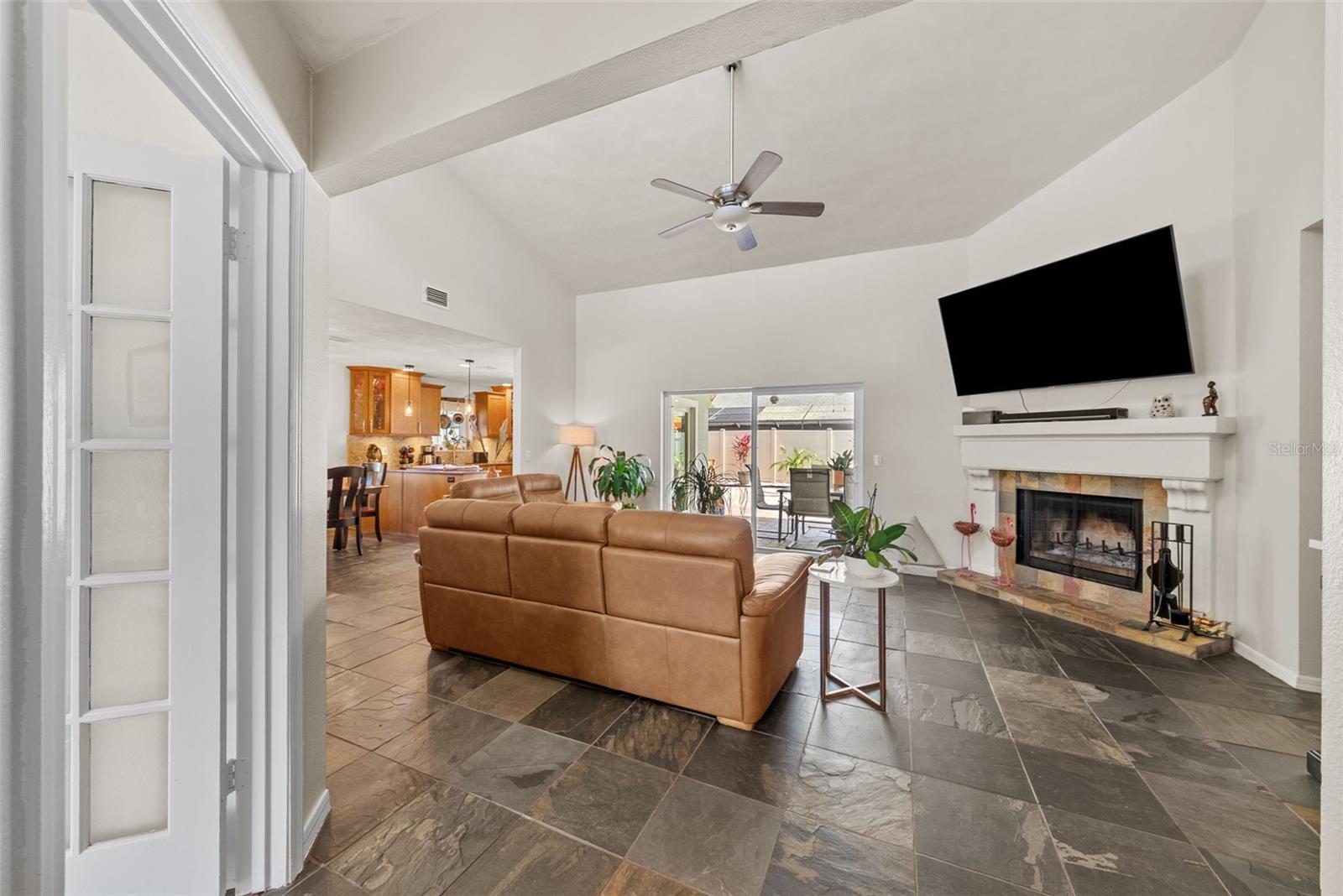 Living room door to bedroom 2 or office