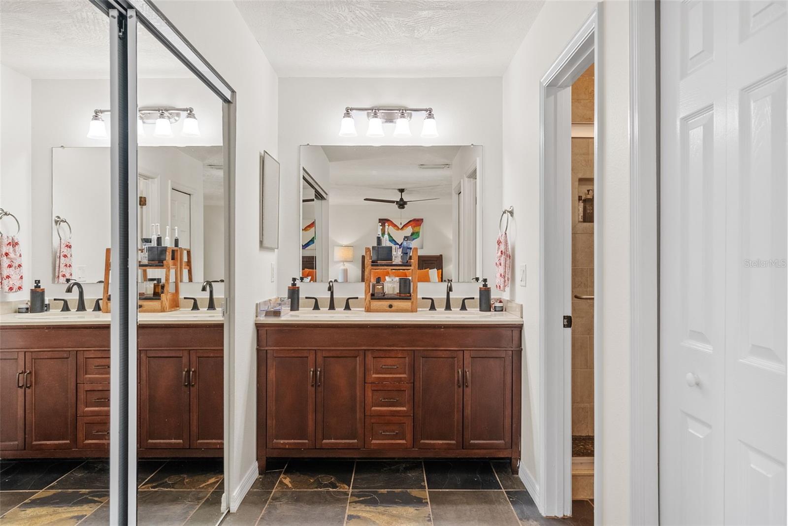 Master bath vanity