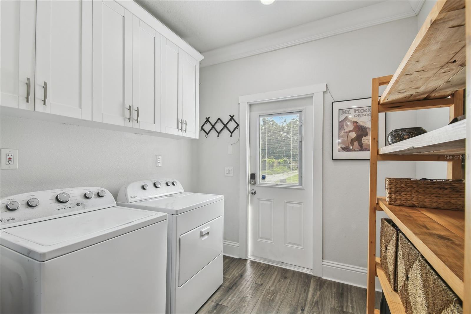 Designated laundry space