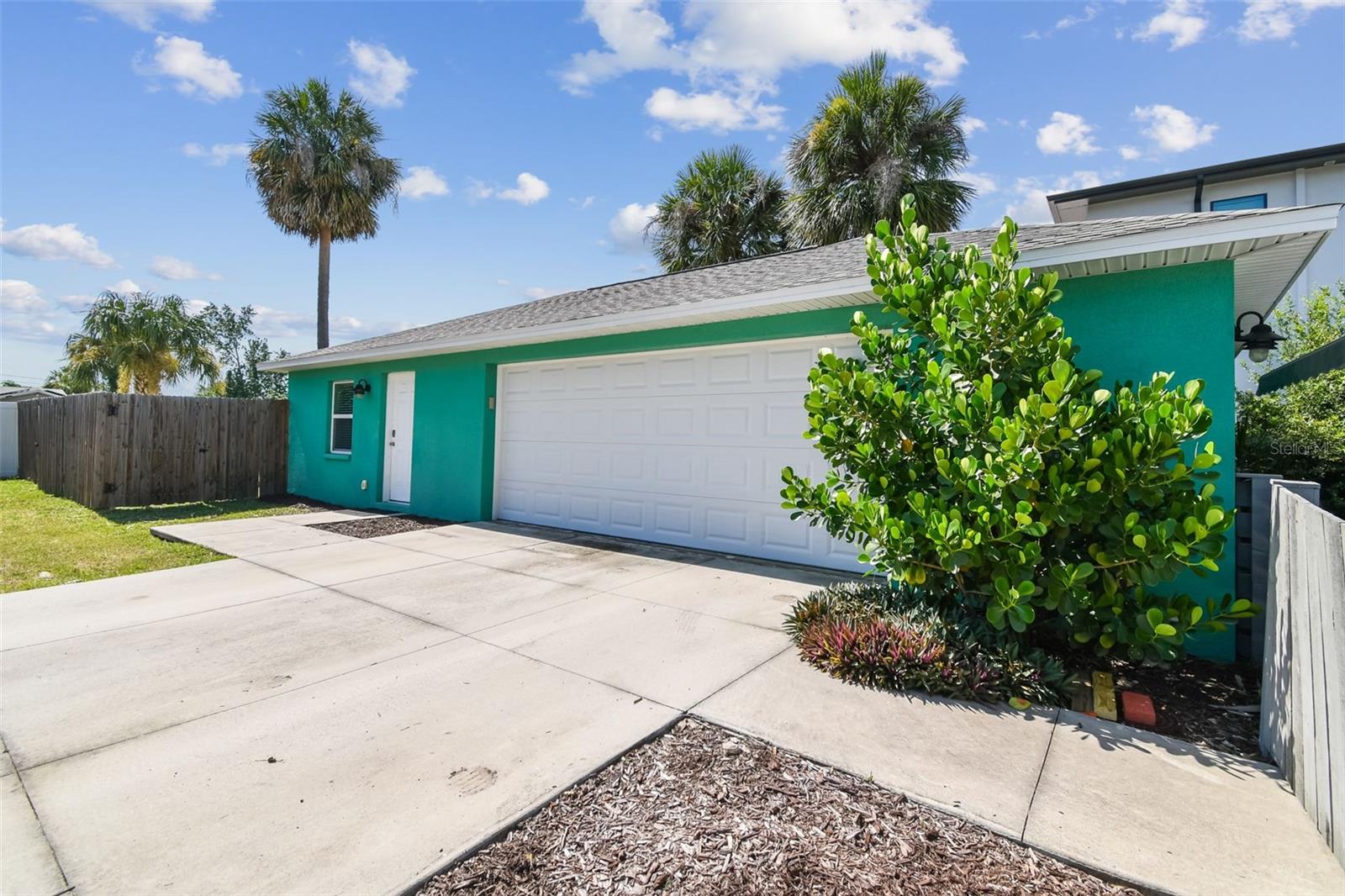 2 car garage with studio