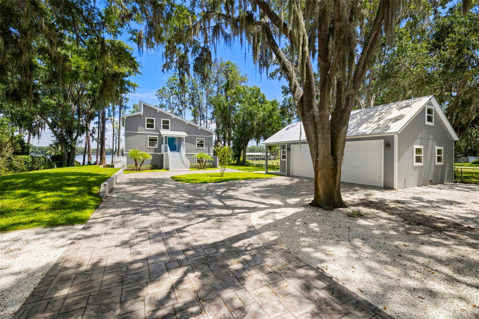 Detached two car garage