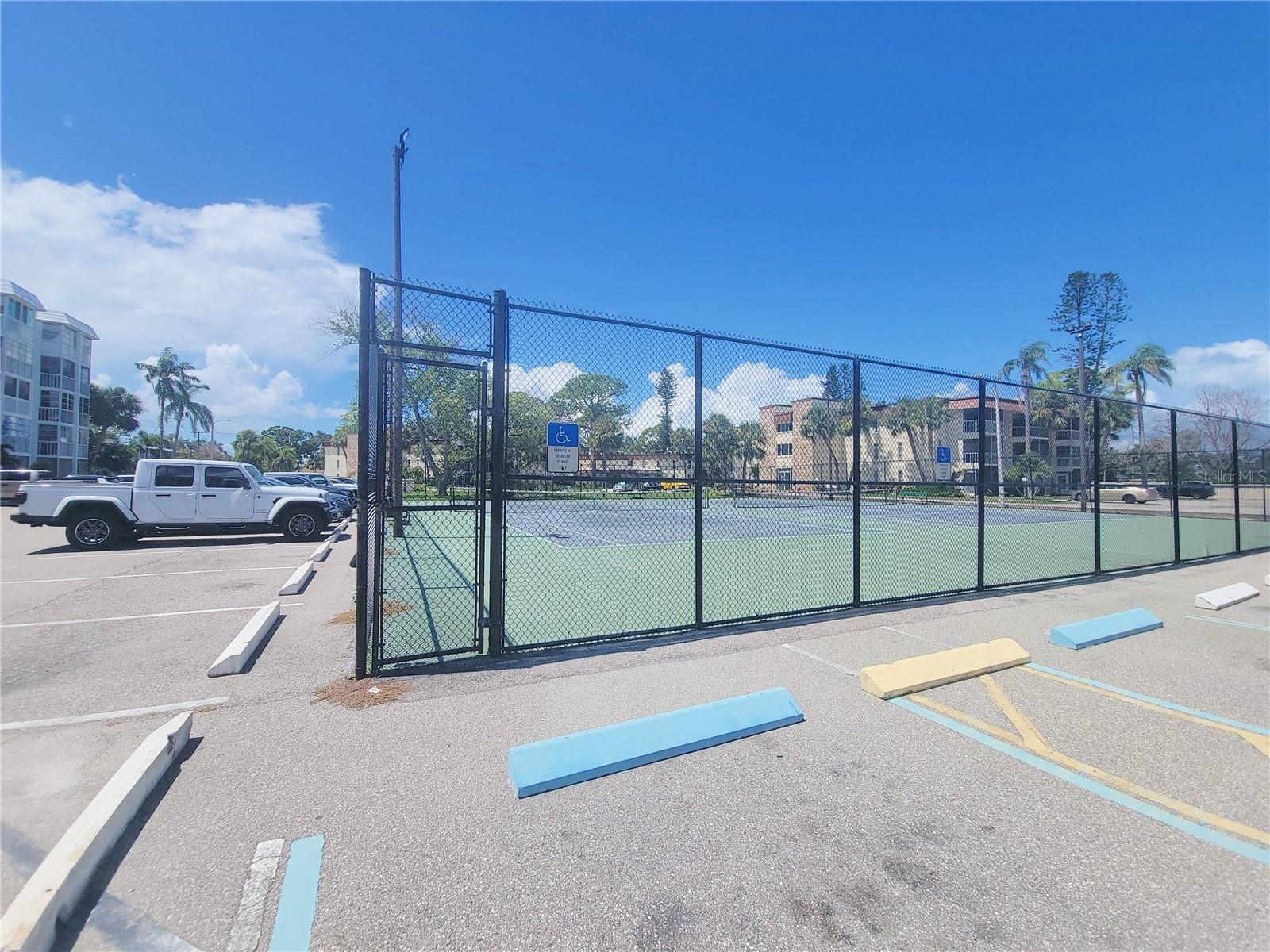 tennis courts