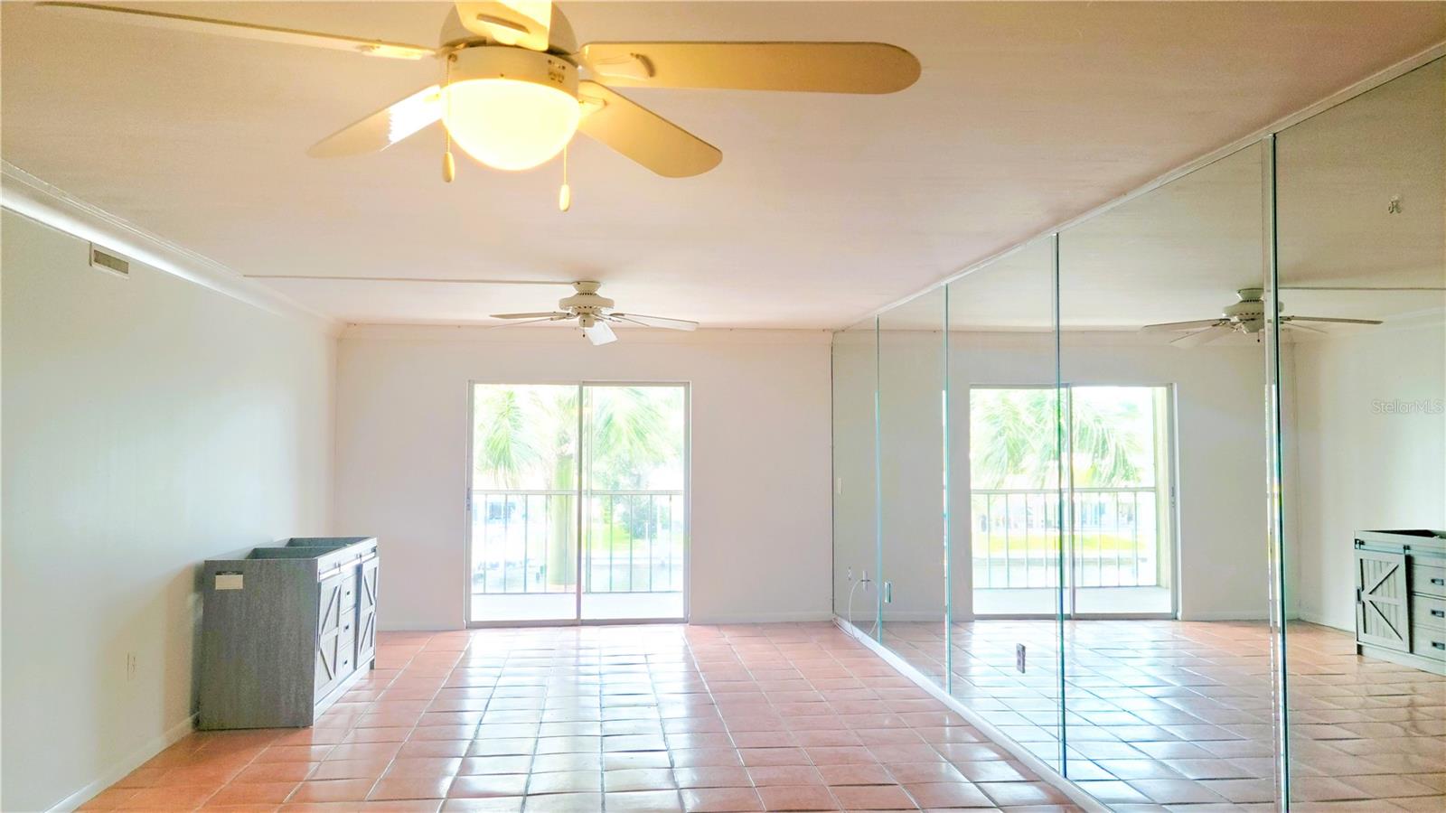 View from Kitchen to Living Room
