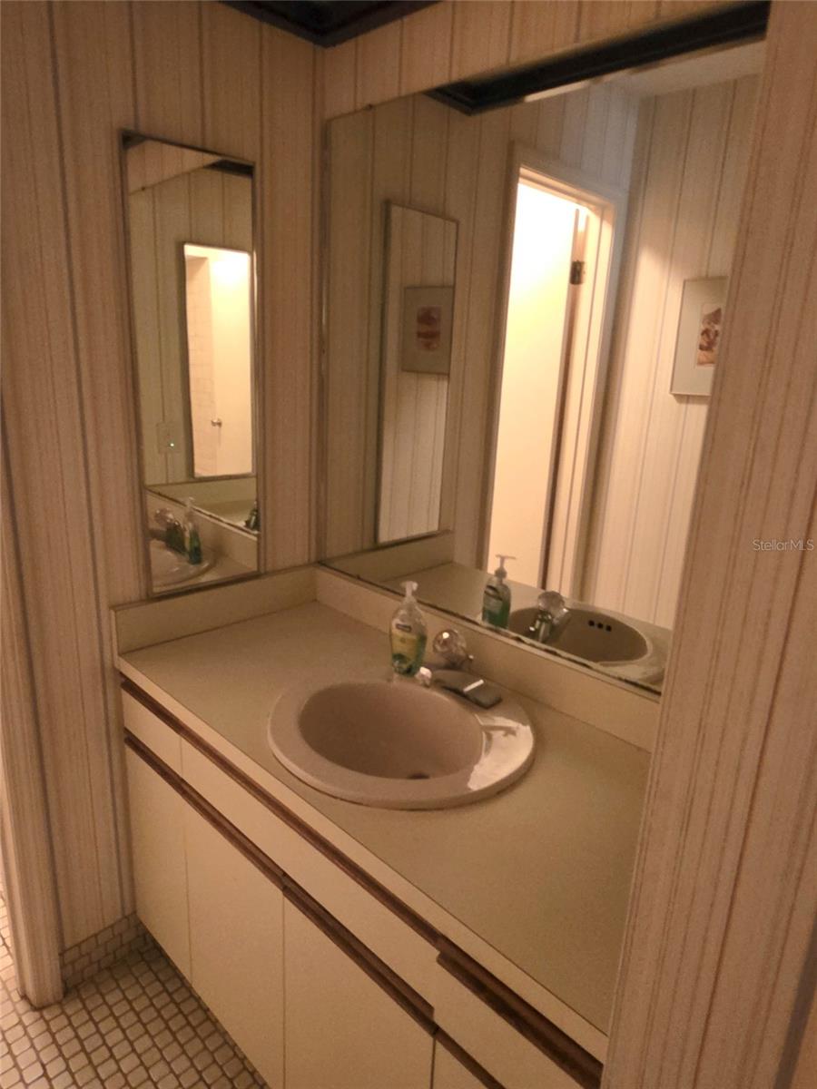 Hall Bath -  entrance and sink