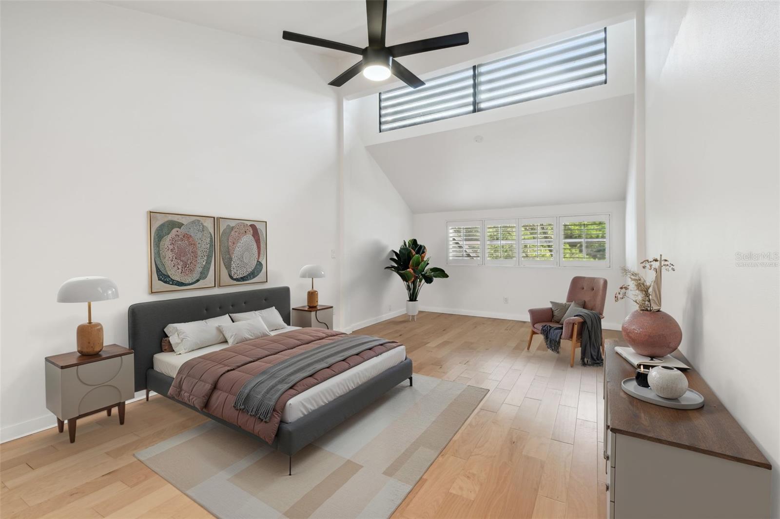 Virtually Staged - Master Bedroom