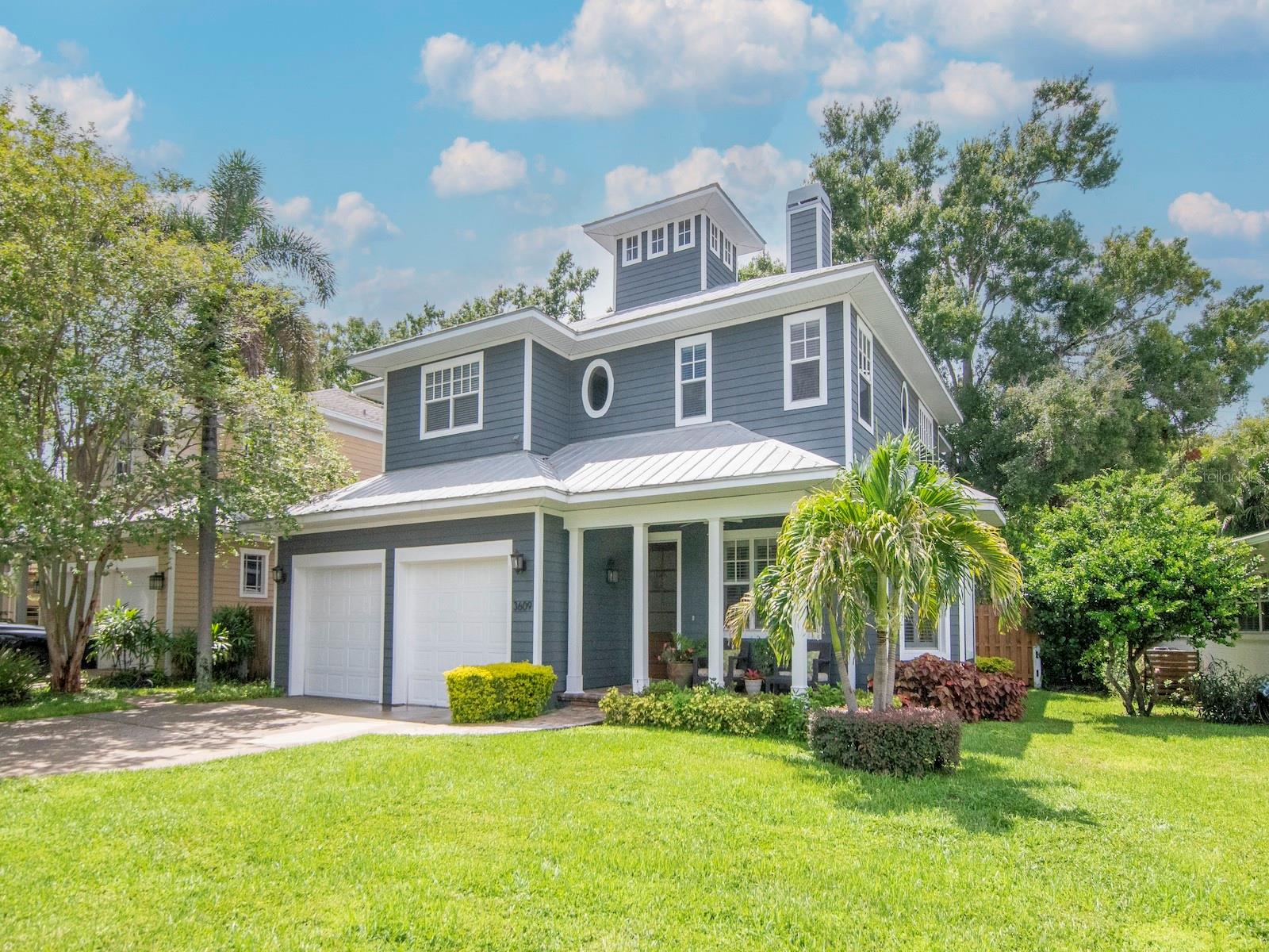 Great architectural curb appeal with the cupola.