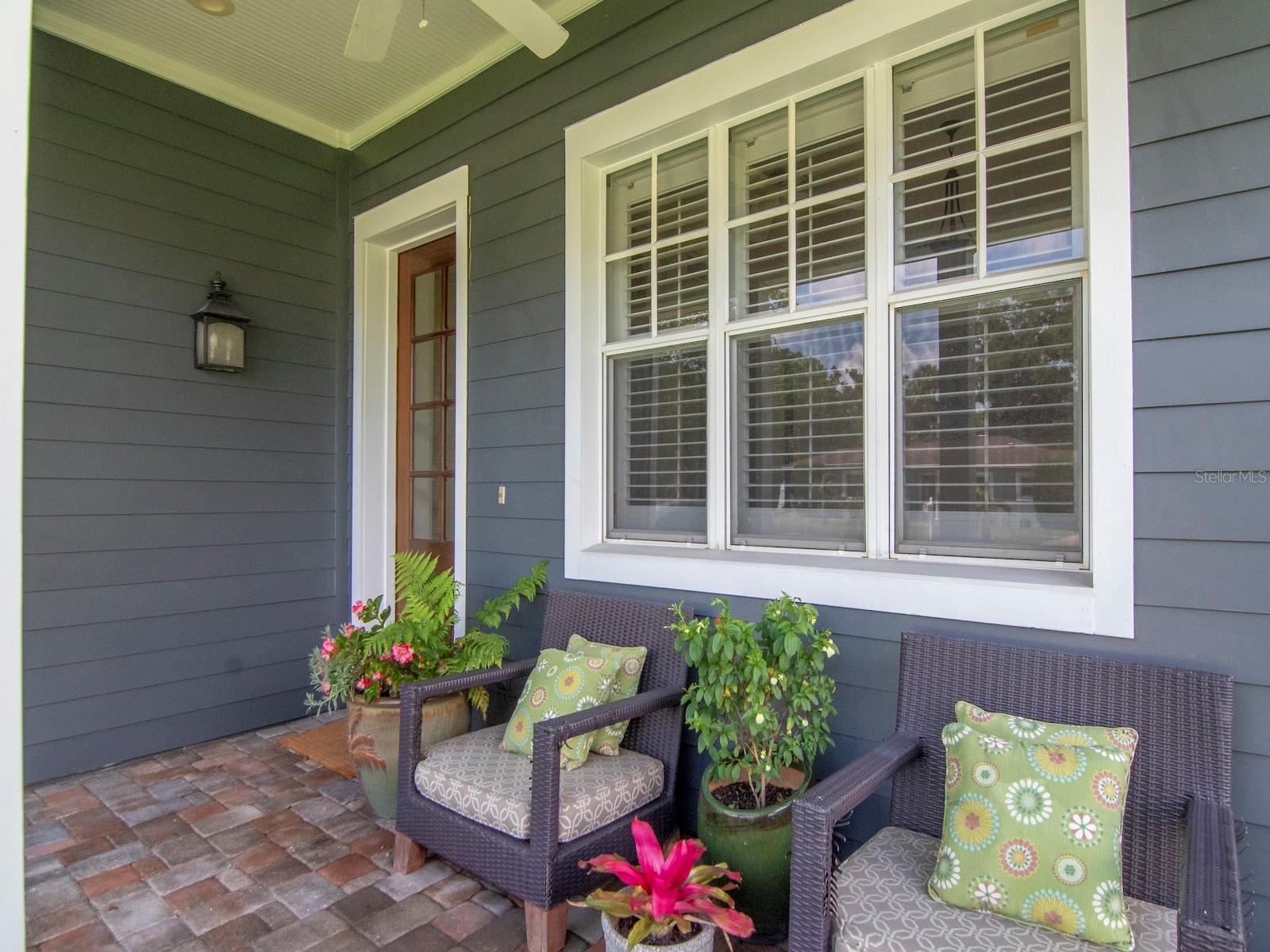 Front Porch and greeting spot.