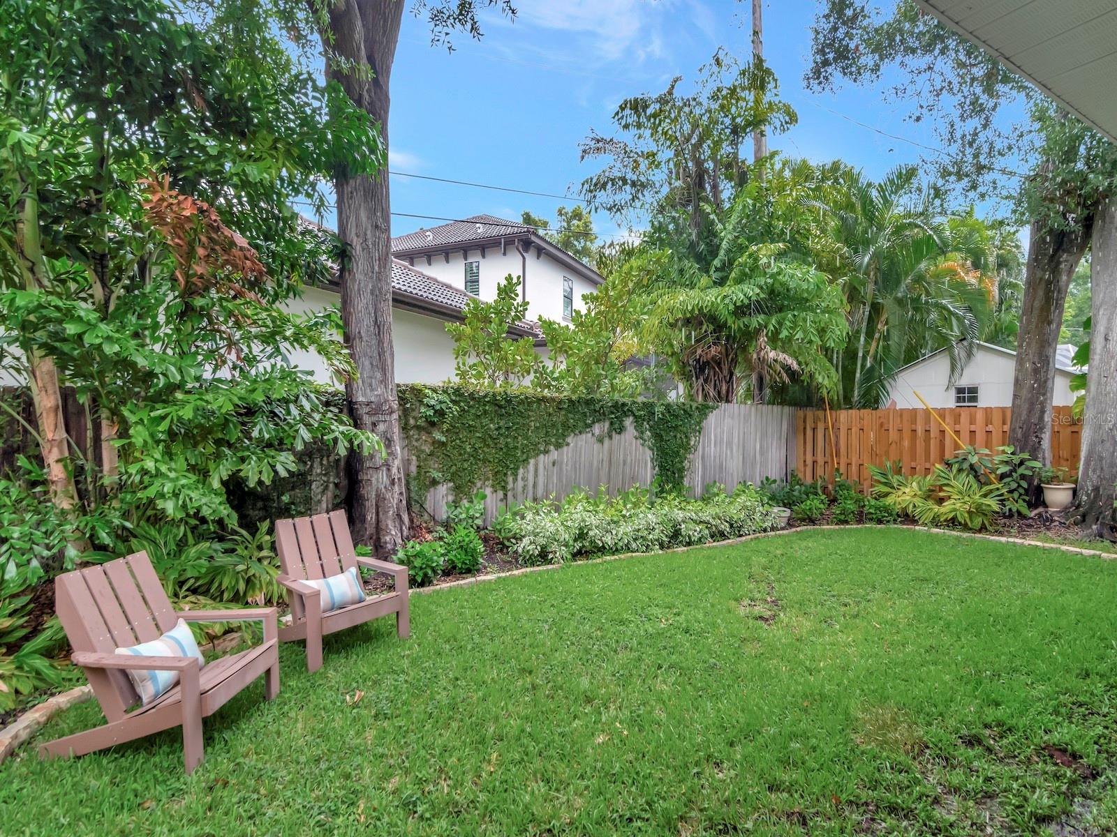 Comfortable Backyard.
