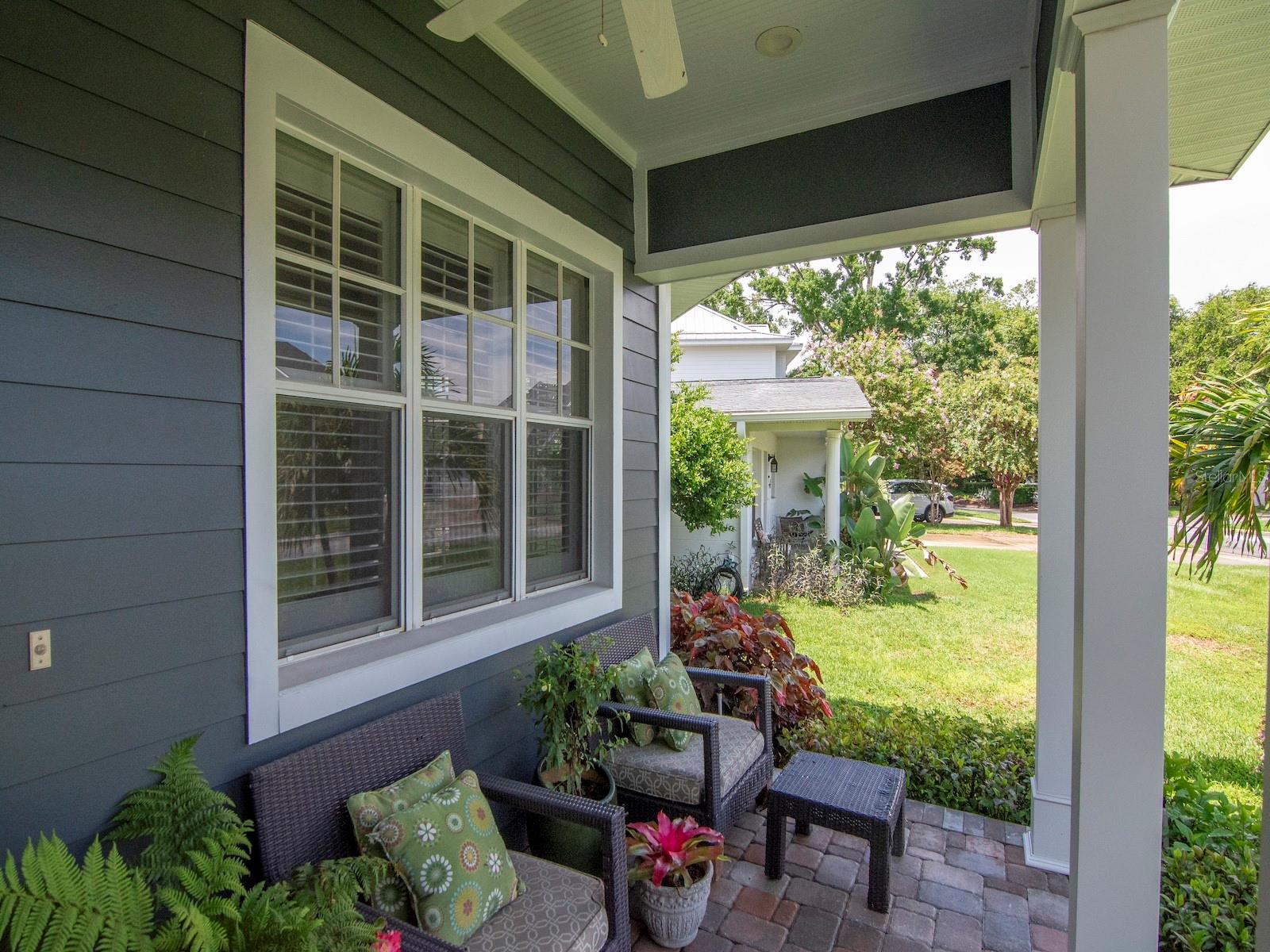 Front Porch and Greeting spot.