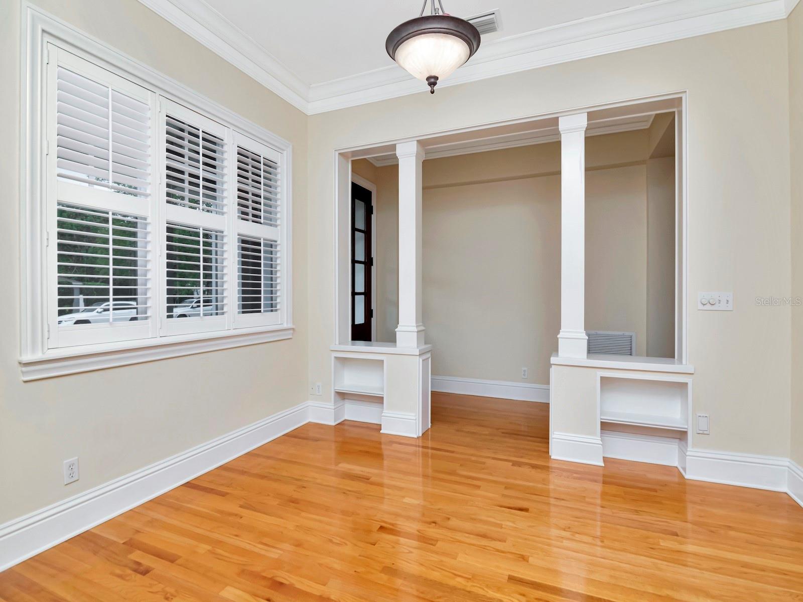 Living Room open to Center Hall.