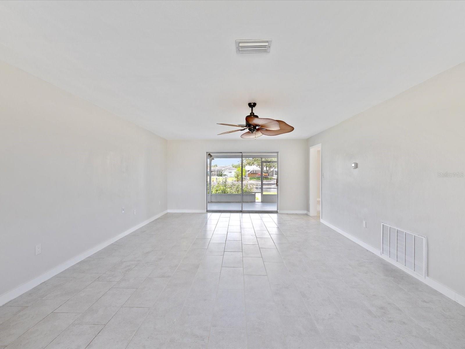 living room looking out to back yard
