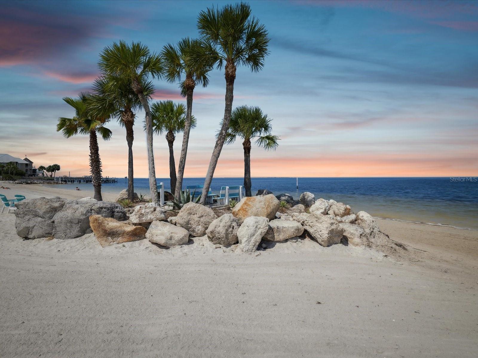 Private Beach Twilight