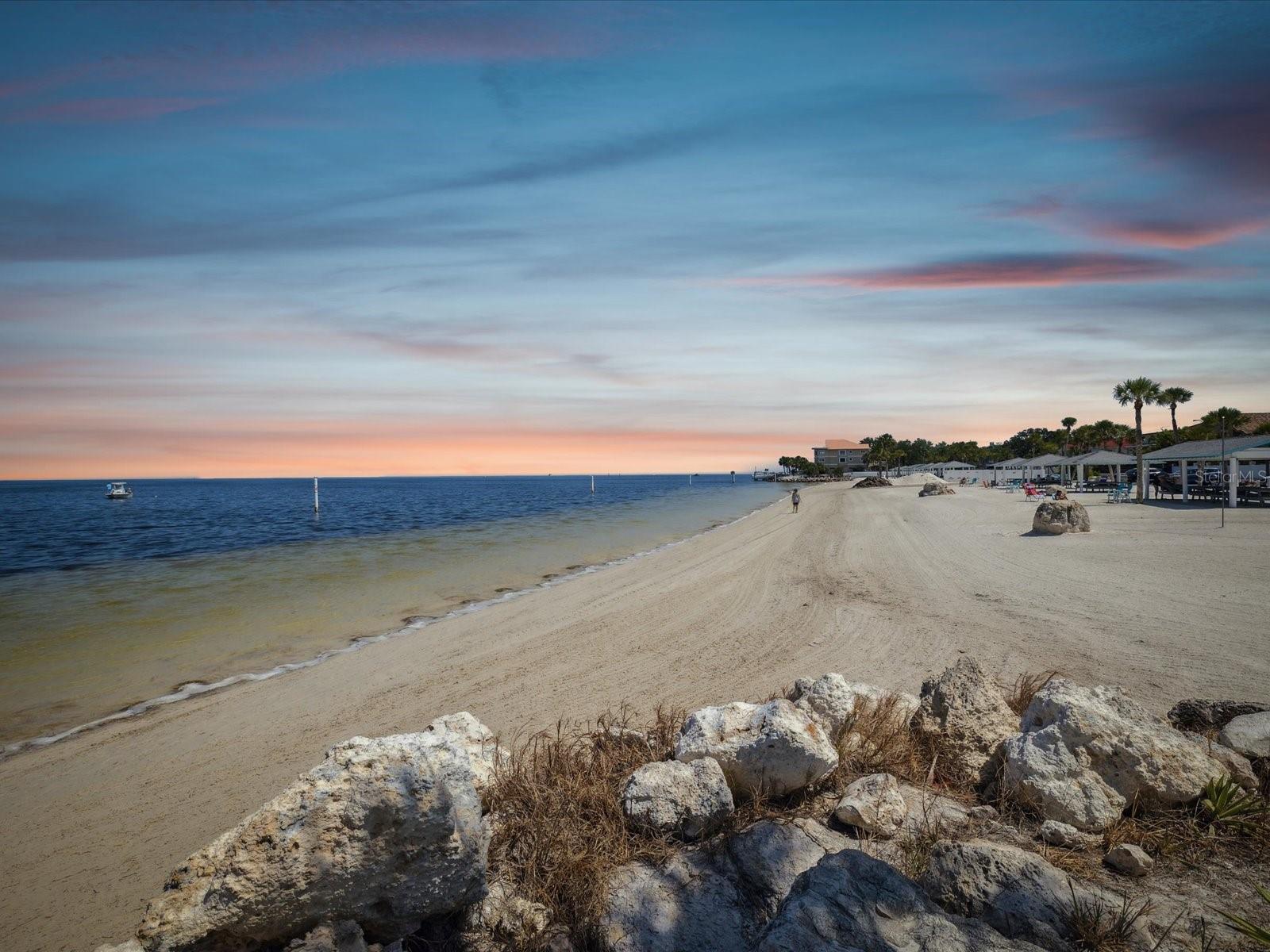 Private Beach Twilight