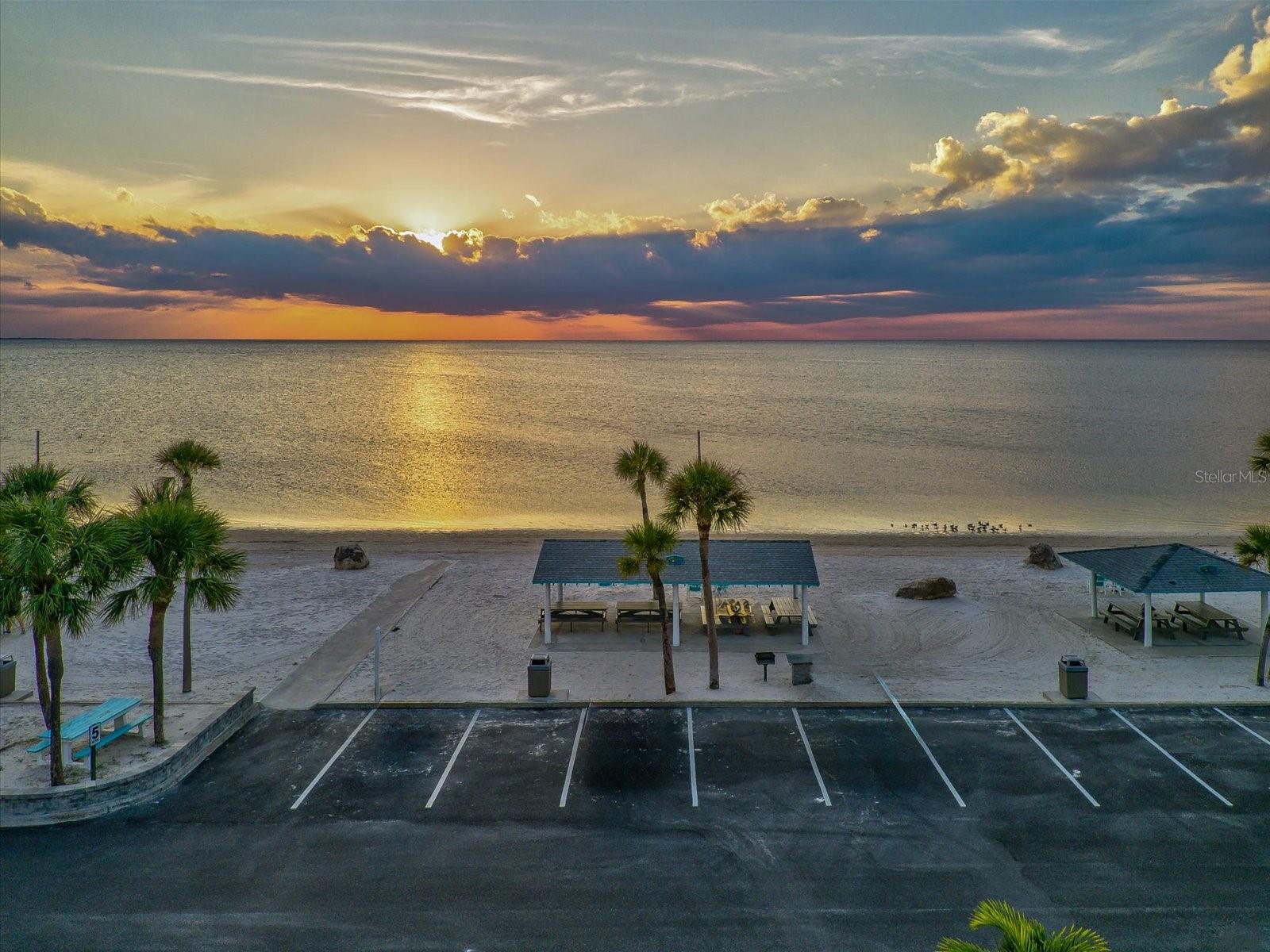 Private Beach Sunset